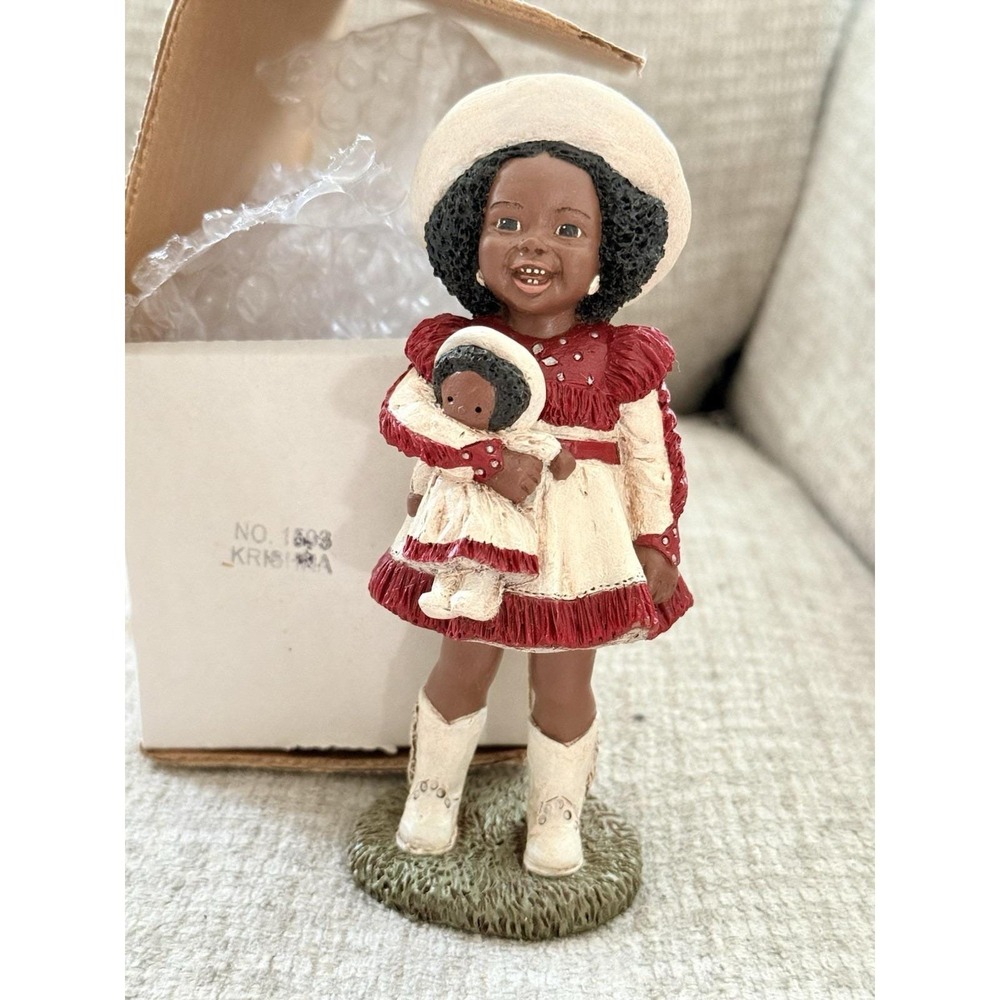 1997 All Gods Children KRISHNA Martha Holcombe #25 Figurine 5.5'' Collectible